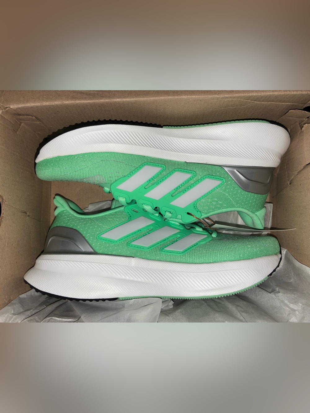 adidas Women's Mint Green Running Sneakers with White Accents